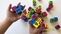 ALPHABET Blocks Numbers Letters Pictures Learn ABCs Sing A Long Song for Kids Toys ABC Surprises