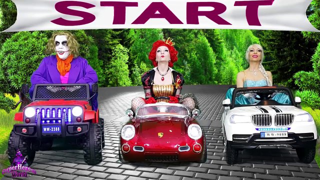 Double Pregnant FROZEN ELSA vs Pregnant Joker! Spiderman Baby Hulk Spidergirl Superhero Fun