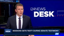 i24NEWS DESK | Sessions gets testy during senate testimony | Thursday, October 19th 2017