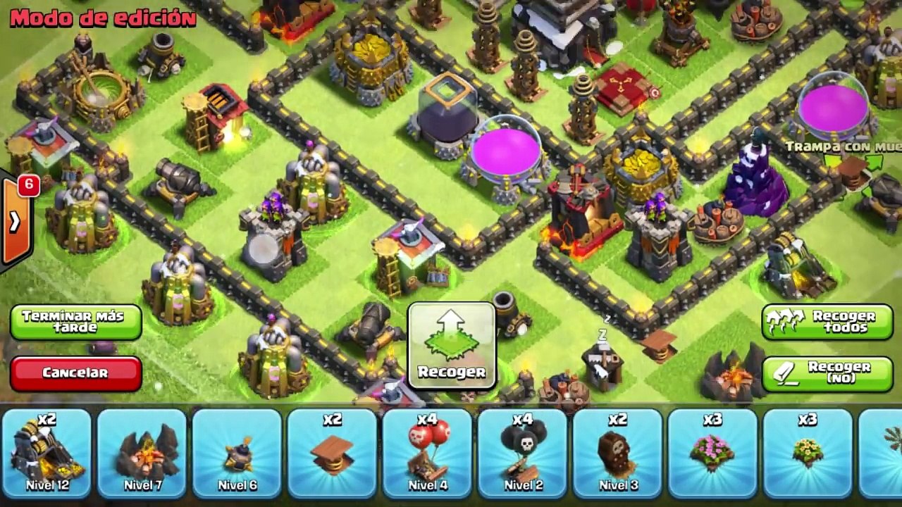 Diseño De Aldea TH9 Para¡¡SUBIDA DE COPAS Y FARMING!!-La Mejor Base Con Ayuntamiento 9 En COC!