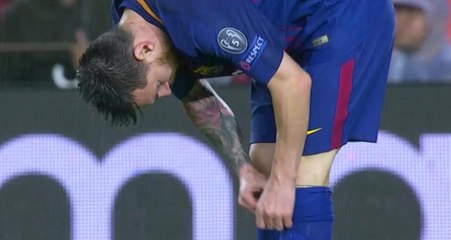 Barcelona'lı Messi, Çorabından Glukoz Tablet Çıkarıp Ağzına Attı