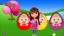 Surprise Eggs For Kids - Masha Dora Lightning Mcqueen Hello Kitty Batman TOYS