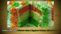Cooker Cake - Tricolor | Eggless Baking without oven | Republic Day new