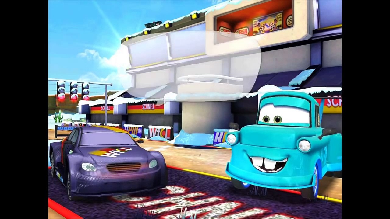 MAX SCHNELL v T.MATER, BOOST, MIGUEL & CARLA - Cars Fast as Lightning