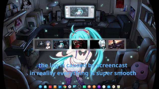 Deepin Linux 15.4 - Virtual desktops