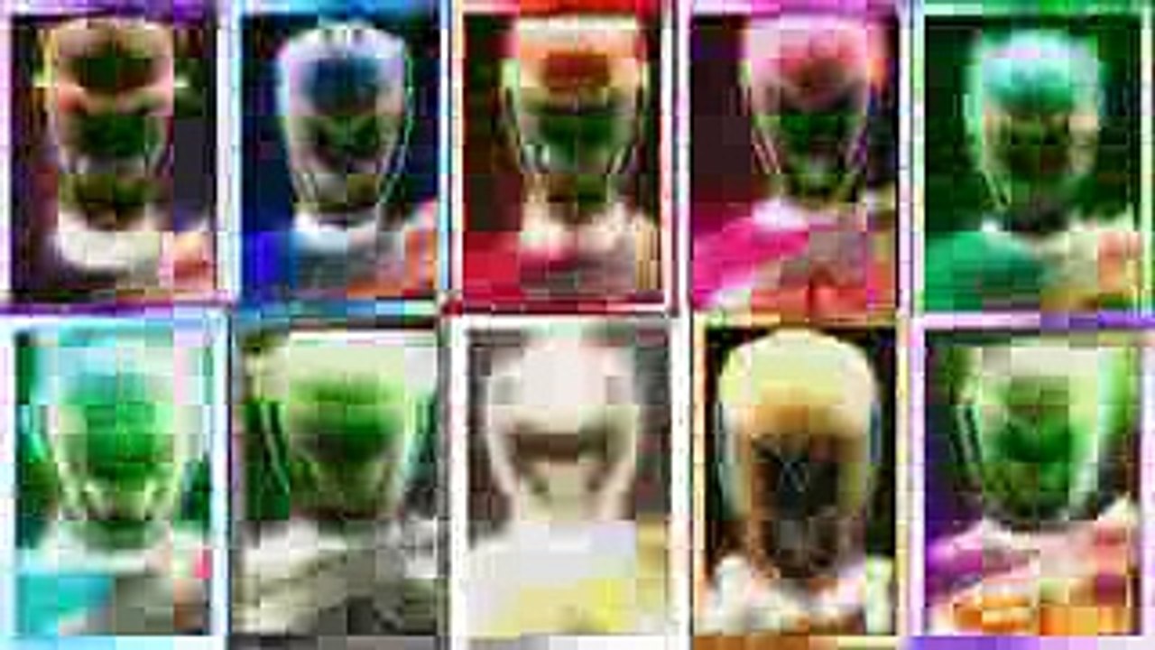 power rangers dino supercharge transformación de los 10 rangers con Zenowing  fan versión
