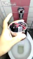 Hidden camera inside the bathroom