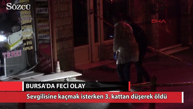 Sevgilisine kaçmak isterken 3. kattan düşüp öldü!