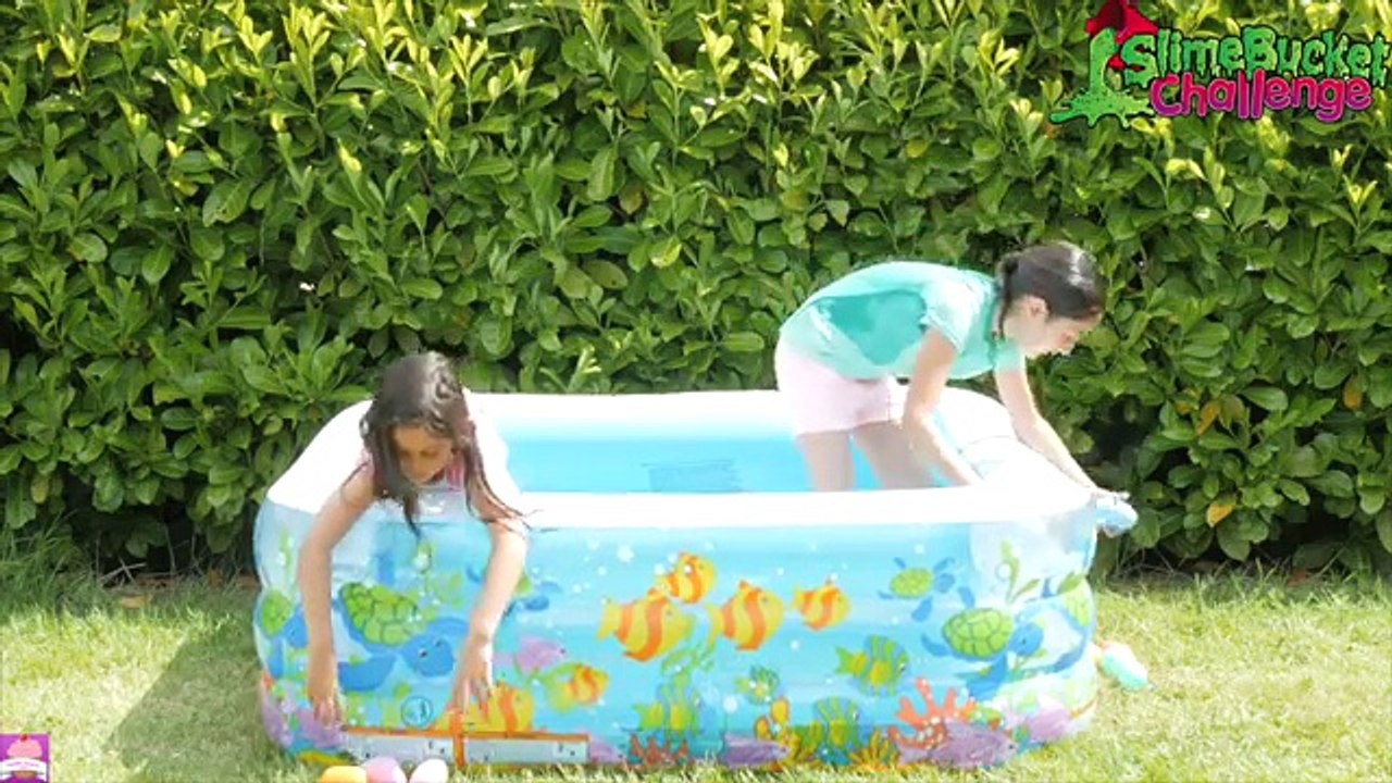 Slime Challenge & DIY !SLIME Funny Family video for Kids + Egg Surprise Toys