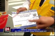 Inició el funcionamiento del nuevo servicio Semi Expreso 206