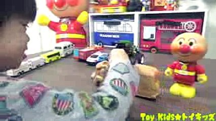 アンパンマン おもちゃアニメ 車の名前がわかるかな？❤トミカ のりもの 働く車  Toy Kids トイキッズ animation anpanman