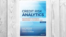 Download PDF Credit Risk Analytics: Measurement Techniques, Applications, and Examples in SAS (Wiley and SAS Business Series) FREE