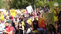 Beyaz Saray önünde 'seyahat yasağı' protestosu