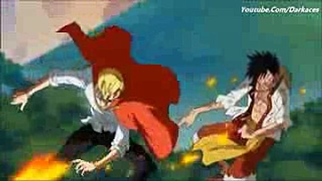 Luffy vs Sanji Full Fight Luffy Defeated, Sanji Defeats Luffy One Piece 807 HD