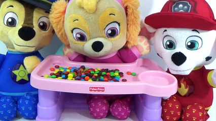 Baby Skye Marshall Chase PAW PATROL, Mr. Doh Eats McDonalds Happy Meal and M&Ms