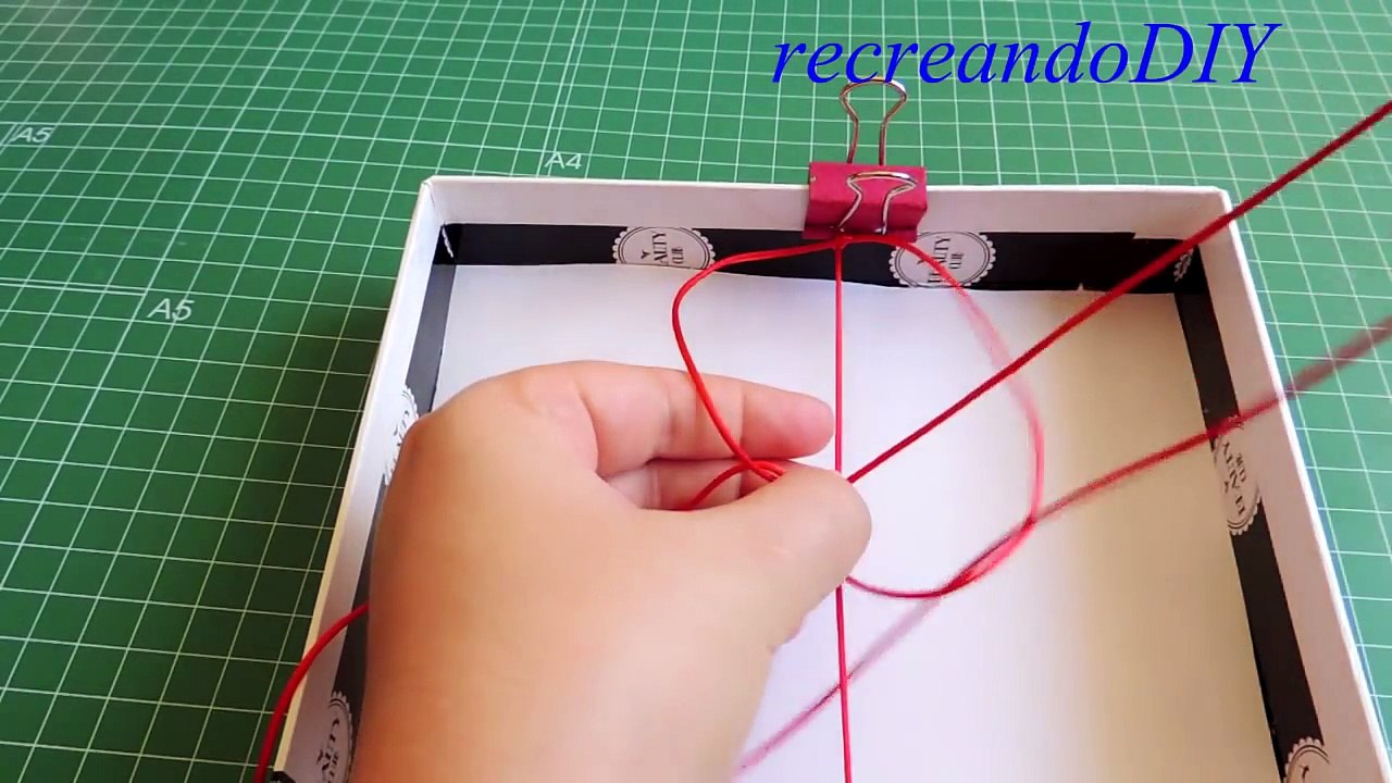 Como hacer una pulsera de macrame nudo basico con cierre ajustable. Bracelet knot.