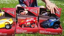 Disney Cars 3 Toys Revvin Racers Lightning McQueen Cruz Ramirez and Jackson Storm