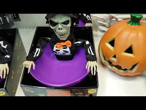 Guy Has Great Fun With Spooky Halloween Candy Bowl