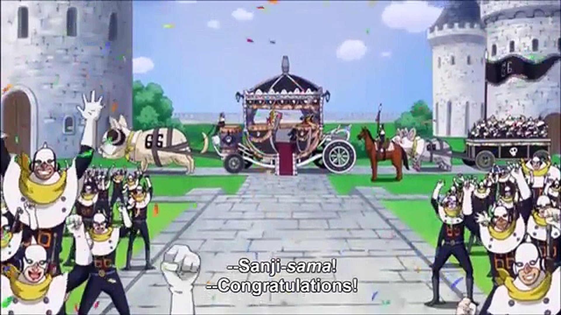 One Piece 806 Sanji Heads Out To Marry Pudding Big Mom Alliance Video Dailymotion