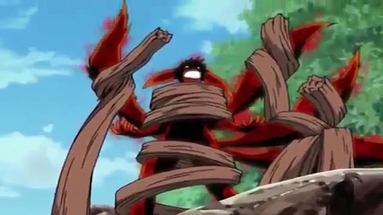 Yamato Stop Naruto's Transformation In Nine Tails