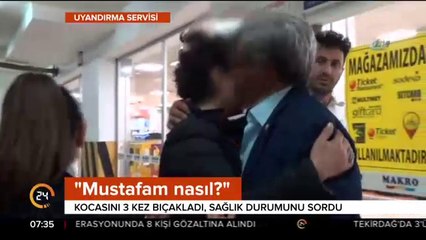 Kocasını bıçakladı