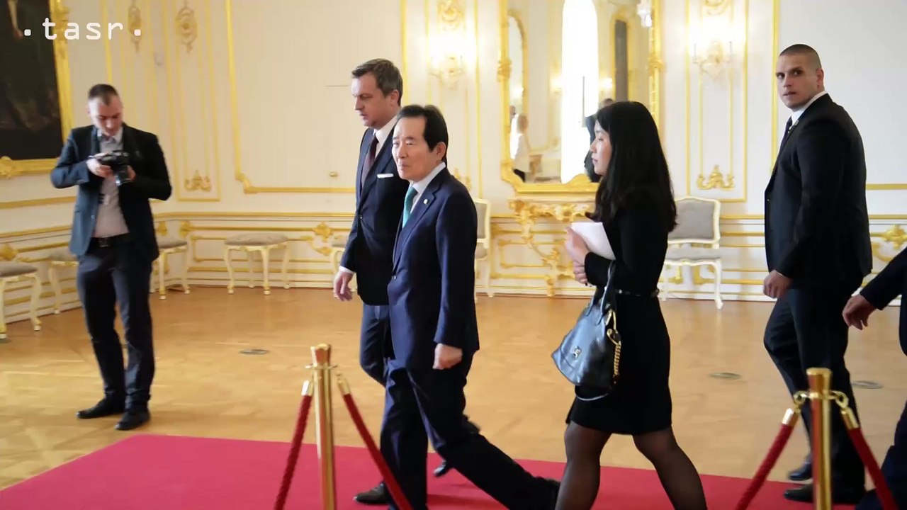 Predseda NR SR Andrej Danko prijal predsedu Národného zhromaždenia Kórejskej republiky J. E. Chung Sey Kyuna