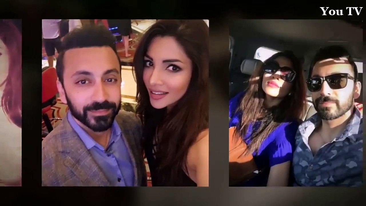 Zhalay Sarhadi with her daughter and husband Amir Anees