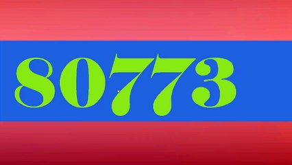 Colorful Numbers 100,000 - 0!!!