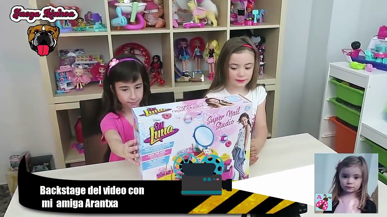Los Juguetes de Arantxa. Cómo grabamos el vídeo de Pintarse las uñas con Super Nail Studio Soy Luna