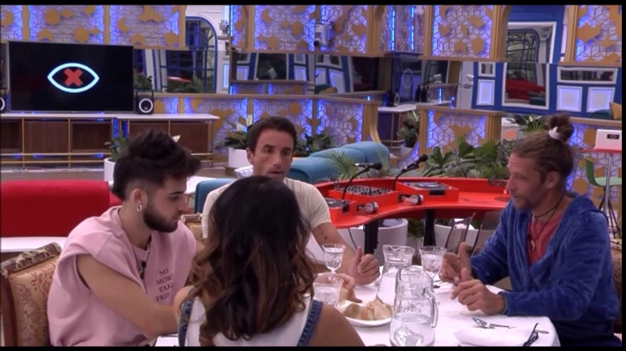Rubén, Hugo, Yangyang y Maico cenan GH18 (19/10)