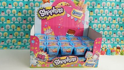 MEGA Shopkins Basket Unboxing I Open a Case of Shopkins Mystery Surprise