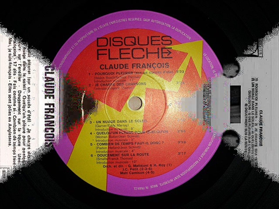 CLAUDE FRANCOIS - CHANSON FRANCAISE