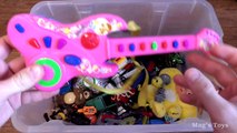 Box Full of Toys: Action Figures, Animals, Vehicles, Cars | Video for Kids