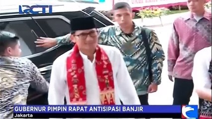 Anies-Sandi Gelar Rapat Antisipasi Banjir