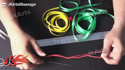 DIY Garland pavitra making | garland with fish wire | HOW TO Make | JK Arts 525