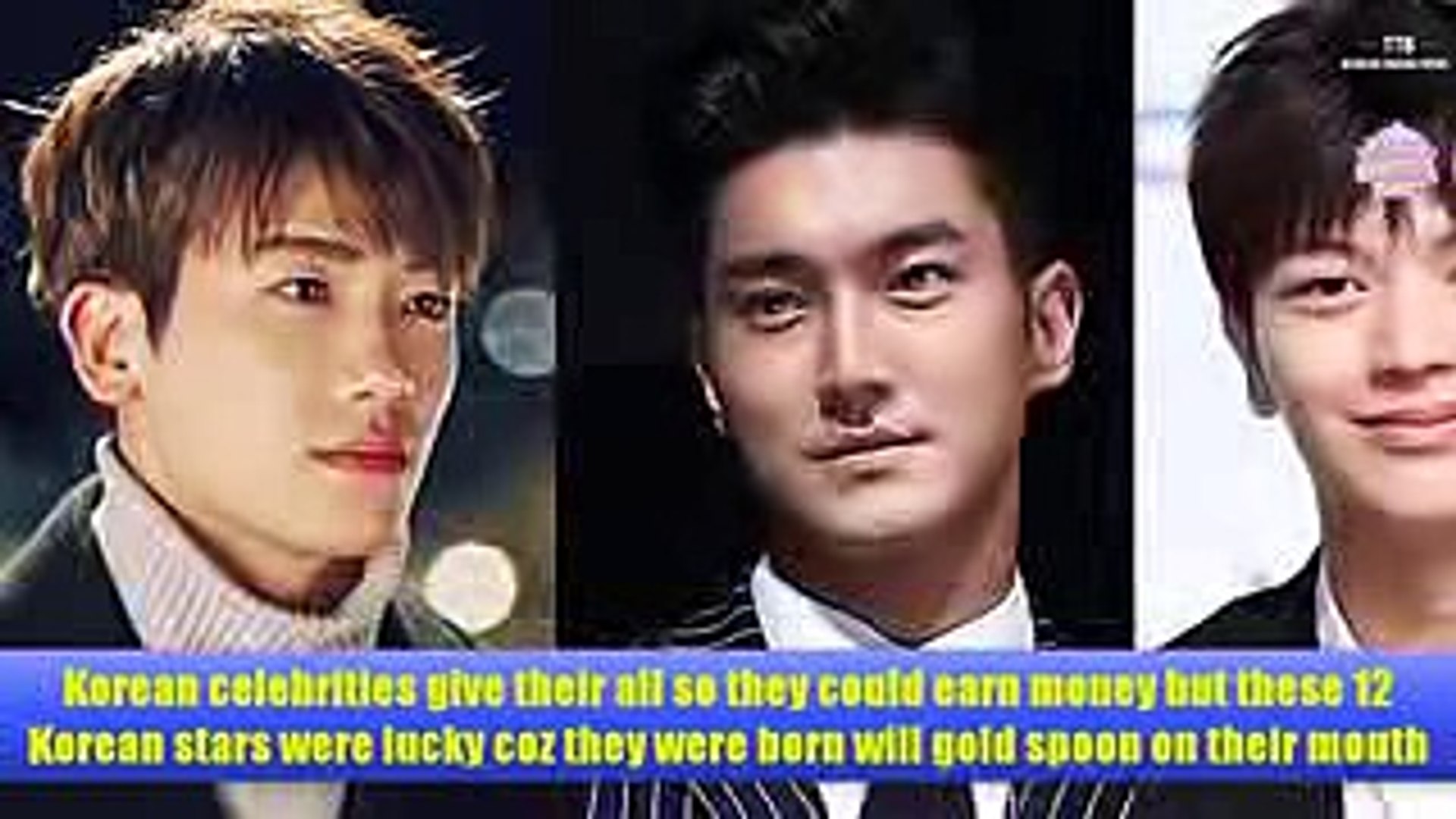 ⁣These 12 Korean celebrities are rich since birth
