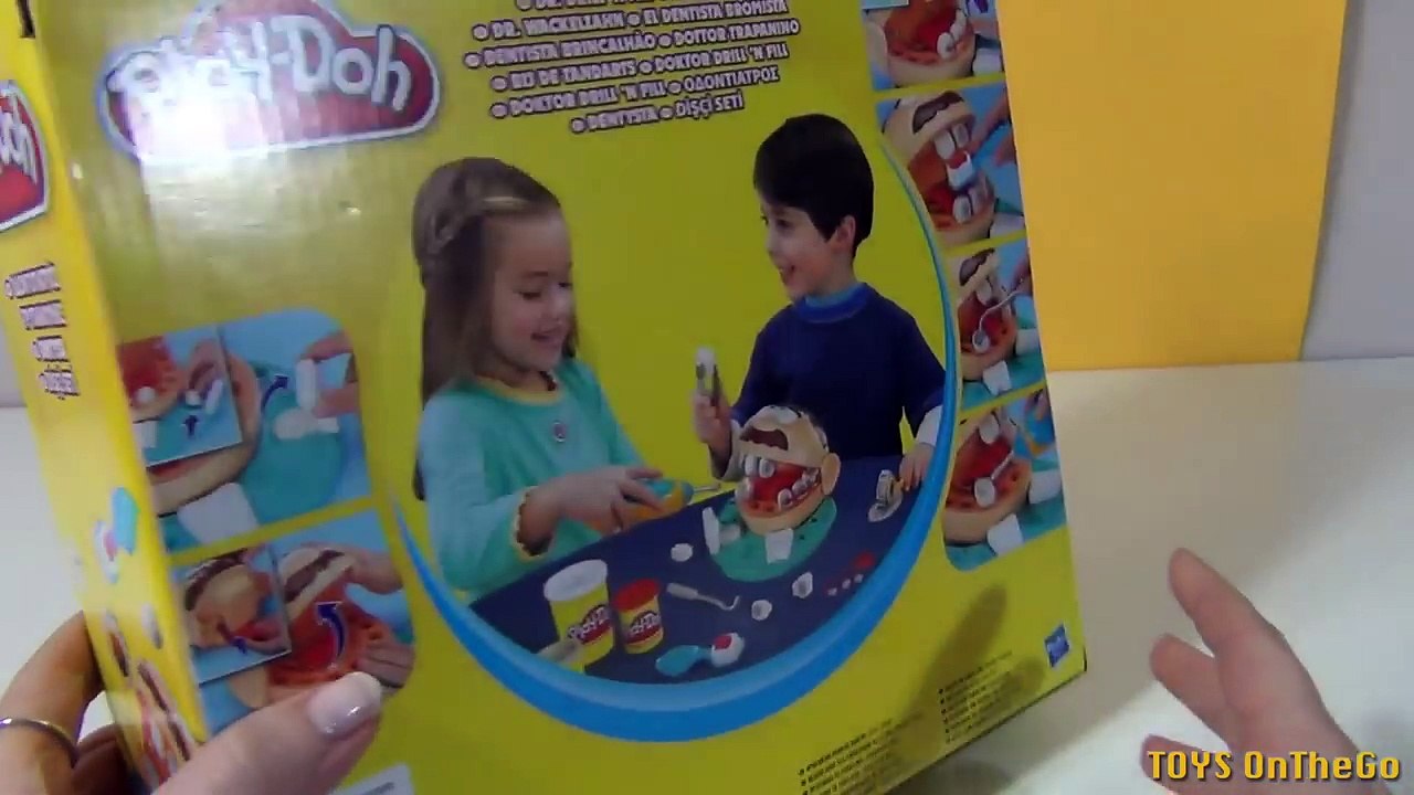 Play Doh Dentista TOYS OnTheGo Dentist Doctor Drill N Fill Playset - Juguetes de Play-Doh