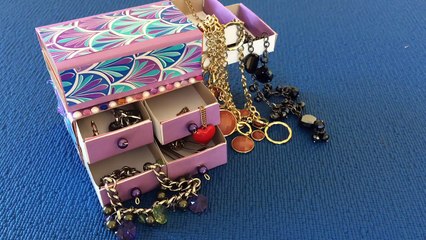 DIY - craft. How to Make Jewelry Box.