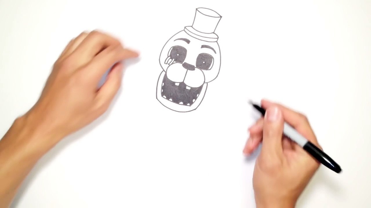 How to Draw Golden Freddy- FNAF Video Lesson
