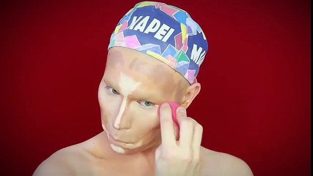 Kim Kardashian Drag Makeup Transformation _ Alexis Stone