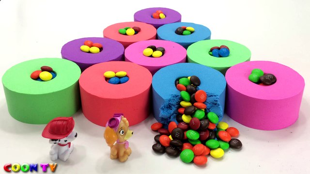 Learn Colors Kinetic Sand Rainbow Triangle Bad Baby Paw Patrol vs Giant Dinosaur Surprise Toys Kids