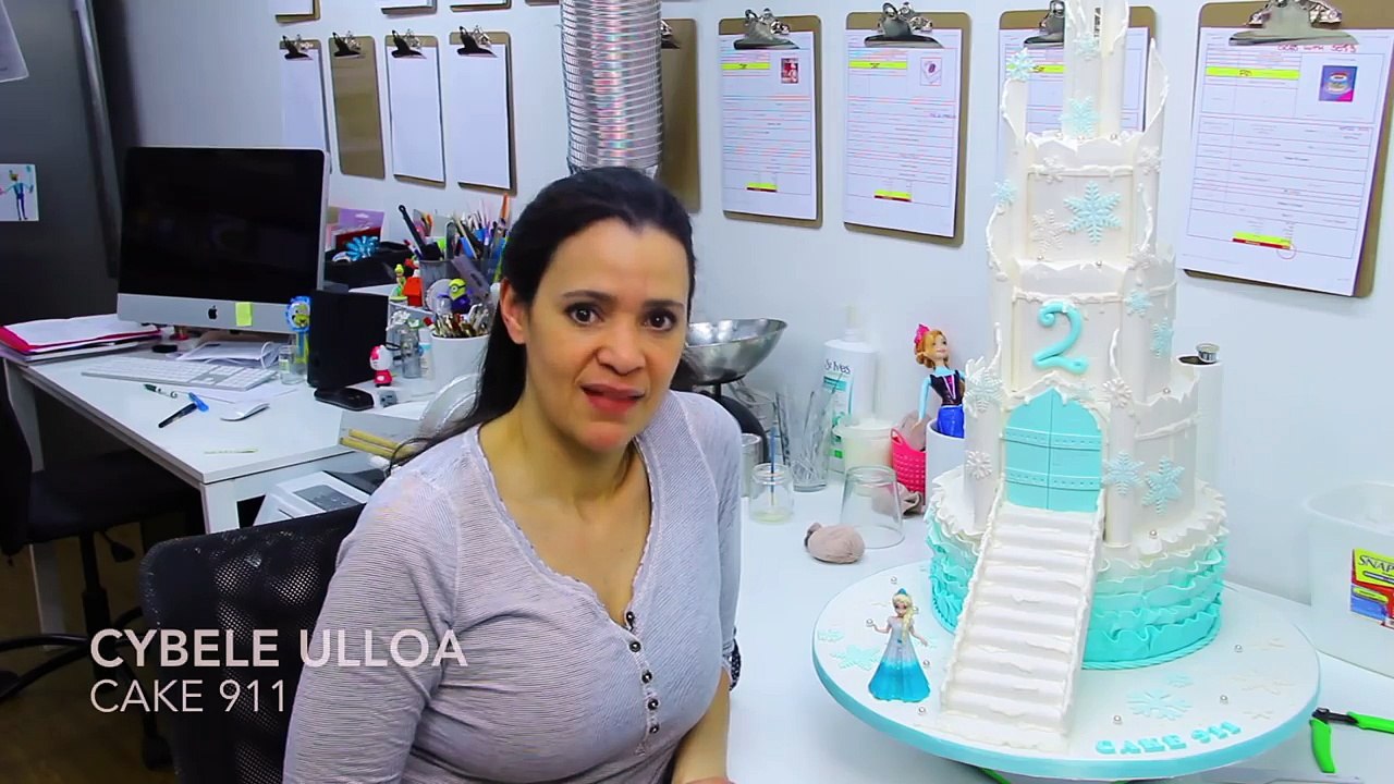 How to make a Frozen Castle Cake - Complete Tutorial