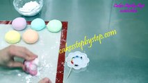 How To Make Marshmallow Fondant *How to make a RAINBOW ROSE FLOWER by CakesStepbyStep