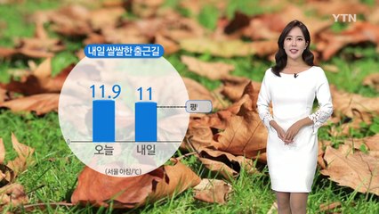 [날씨] 내일 출근길 쌀쌀...낮 동안 선선 / YTN