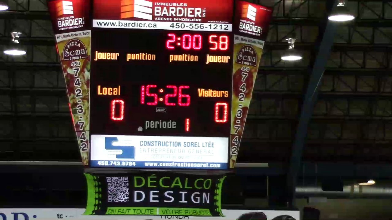 Glads vs Marinier, 1iere periode, 2017-10-14