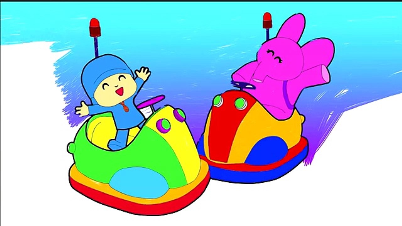 Pocoyo Peppa Pig NEW Coloring For Kids Coloring Pocoyo Daddy Pig