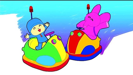 Pocoyo Peppa Pig NEW Coloring For Kids Coloring Pocoyo Daddy Pig