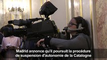 Catalogne: Madrid va de l'avant sur la suspension d'autonomie