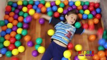 Thomas and Friends GIANT BALL PITS Egg Surprise KID PLAYING IN BALL PITS Kids Video KiddieToysReview