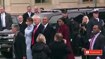 WATCH President Donald Trump and Obama Leave Capitol Hill on Inauguration Day AMAZING SIGHT!✔